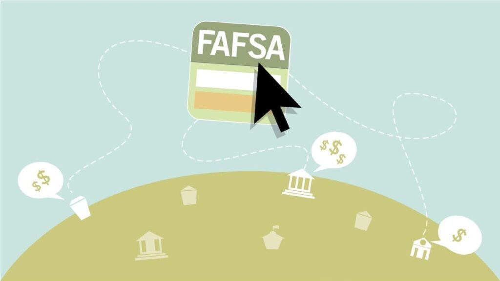 FASA Logo cursor clicking for student grants